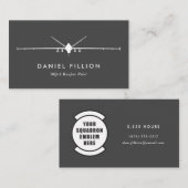 MQ-9 Reaper Pilot met Squadron Patch Visitekaartje (Voorkant / Achterkant)