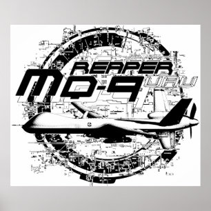 MQ-9 Reaper Poster