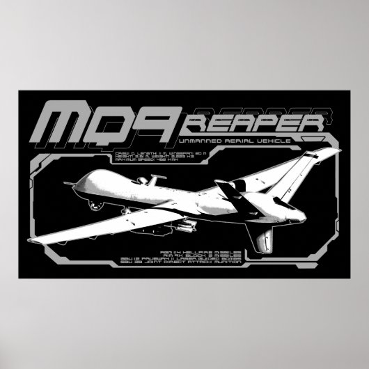 MQ-9 Reaper Poster (Voorkant)