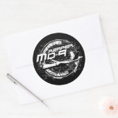 MQ-9 Reaper Ronde Sticker (Envelop)