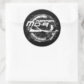 MQ-9 Reaper Ronde Sticker (Tas)