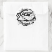 MQ-9 Reaper Ronde Sticker (Tas)