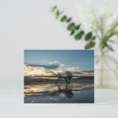 MQ-9 Reaper Sunrise Briefkaart (Staand voorkant)