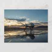 MQ-9 Reaper Sunrise Briefkaart (Voorkant)