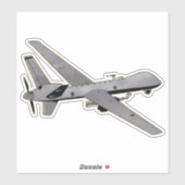 MQ-9 Reaper, UAV-Vliegtuig Sticker (Vel)