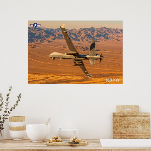MQ-9A REAPER POSTER (Keuken)