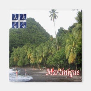 MQ - Martinique - Anse Céron - The Black Sand Beac Magneet