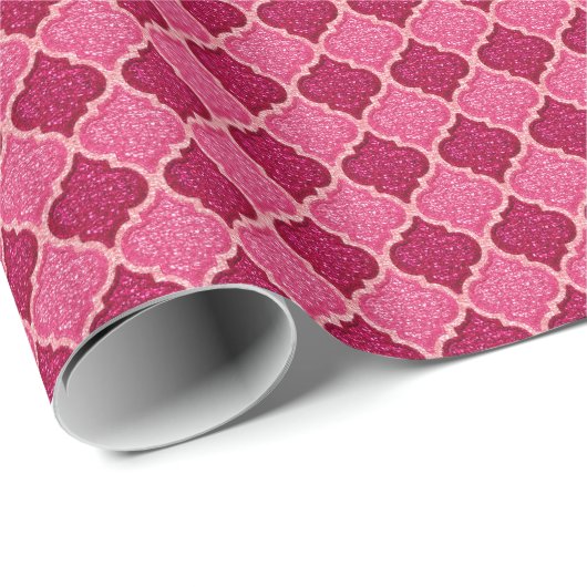 MQF-reeksen-roze-magenta-GIFT-WRAP Cadeaupapier (Rol Hoek)