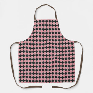 MQF-reeksen - Stusty roze-zwart-wit- Schort