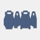MQF-sequins-Blue-Yellow-Gable Favor Box Bedankdoosjes (Uitgevouwen)