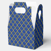 MQF-sequins-Blue-Yellow-Gable Favor Box Bedankdoosjes (Geopend)