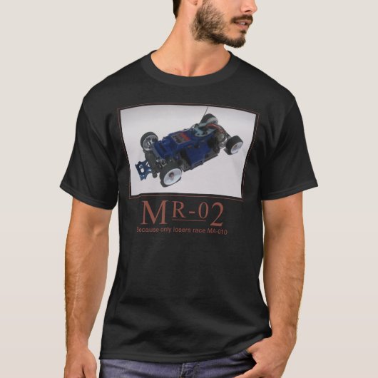 MR-02. Omdat Losers Race MA-010. T-shirt (Voorkant)