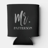 Mr Achternaam Silver Foil Koelbox Blikjeskoeler (Achterkant)