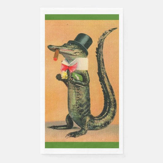 Mr. Alligator Guest Towels Servet (Voorkant)