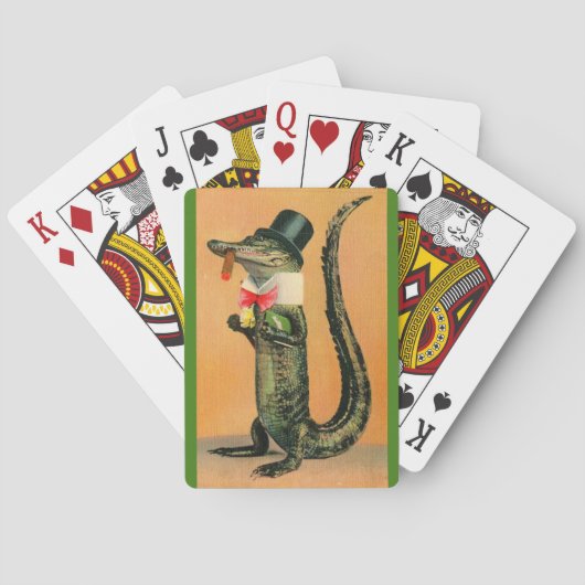 Mr. Alligator Speelkaarten (Achterkant)