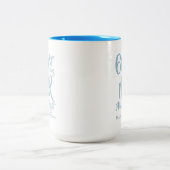 Mr Altijd Juist Fun 60th Wedding Jubileum Tweekleurige Koffiemok (Center)