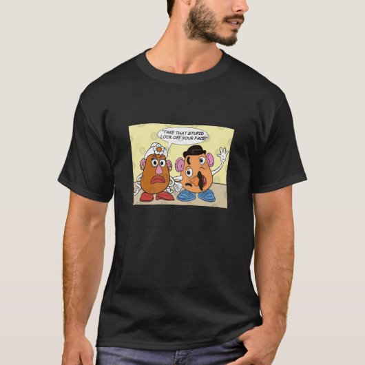 Mr. & Mrs Potato Head T-Shirt (Voorkant)