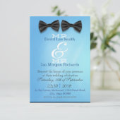 Mr and Mr with bows Kaart (Staand voorkant)