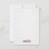 Mr and Mr with bows Kaart (Achterkant)