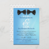 Mr and Mr with bows Kaart (Voorkant / Achterkant)