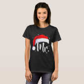 Mr And Mrs Claus Couples Matching Christmas Pajama T-shirt (Voorkant volledig)
