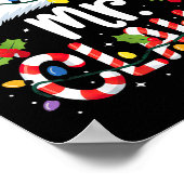 Mr And Mrs Claus Couples Matching Christmas Poster (Hoek)