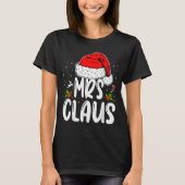Mr And Mrs Claus Couples Matching Christmas Santa  T-shirt (Voorkant)