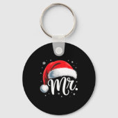 Mr And Mrs Claus Couples Matching Sleutelhanger (Voorkant)