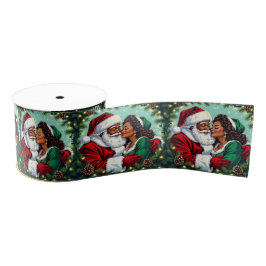 Mr and Mrs Claus Sweet Christmas Grosgrain Lint