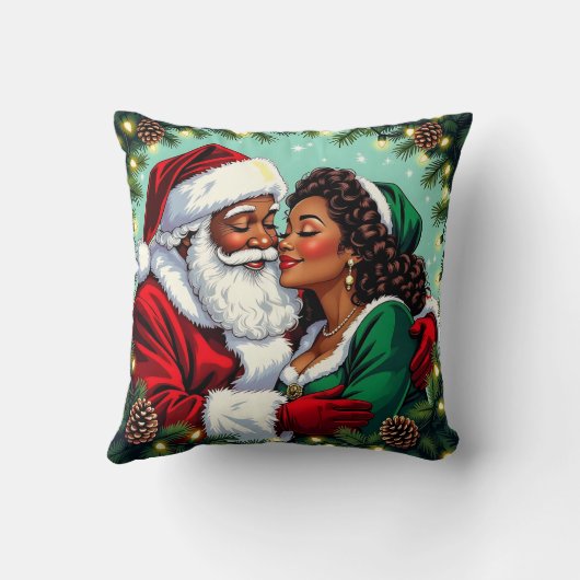 Mr and Mrs Claus Sweet Christmas  Kussen (Achterkant)