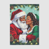 Mr and Mrs Claus Sweet Christmas Tissuepapier (Voorkant)