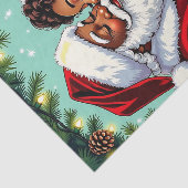 Mr and Mrs Claus Sweet Christmas Tissuepapier (Detail)