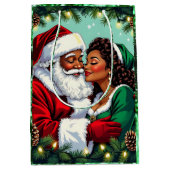 Mr and Mrs Clause Sweet Christmas  Medium Cadeauzakje (Voorkant)
