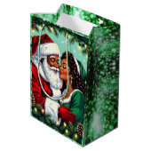 Mr and Mrs Clause Sweet Christmas  Medium Cadeauzakje (Achterkant Gekanteld)