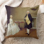 Mr. and Mrs Hill, c.1750-51 (olie op canvas) Kussen (Deken)
