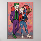 Mr and Mrs Joker Poster (Voorkant)
