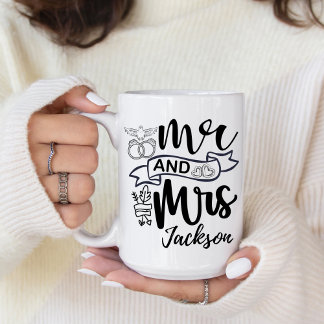 Mr. and Mrs. Newly Wed Mug Koffiemok