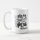Mr. and Mrs. Newly Wed Mug Koffiemok (Links)