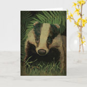 Mr Badger Kaart (Gele Bloem)