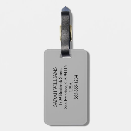 MR BAGAGELABEL (Achterkant verticaal)