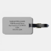 MR BAGAGELABEL (Achterkant horizontaal)