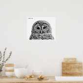 Mr. Barred Owl - 2025 Poster (Keuken)