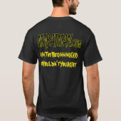 Mr BATMAN.com #zou je het niet eens zijn met de gr T-shirt (Achterkant)