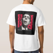 Mr. Bean Escape Quote Art T-shirt (Achterkant)