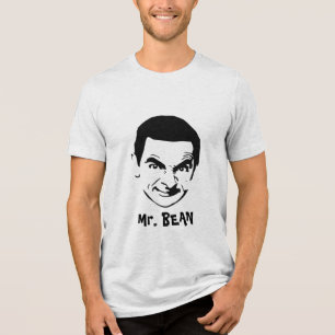 Mr Bean Face Stencil Pop Art T-shirt