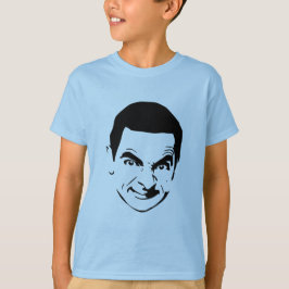 Mr. Bean Face Stencil Pop Art T-shirt