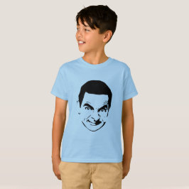 Mr. Bean Face Stencil Pop Art T-shirt
