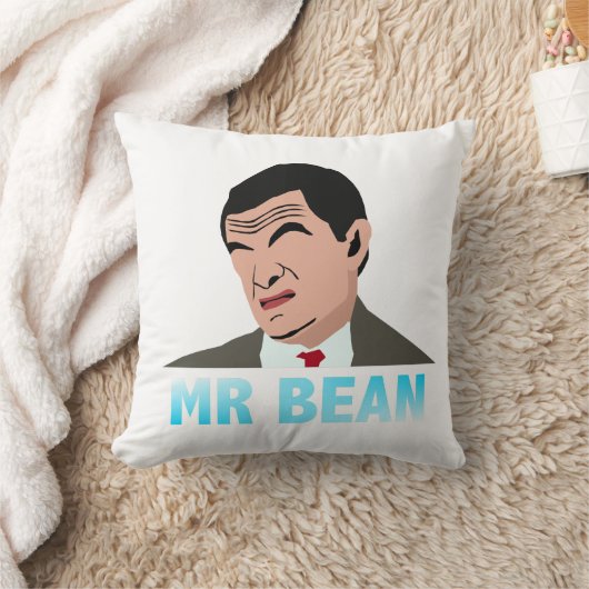 Mr Bean illustratie Kussen (Deken)