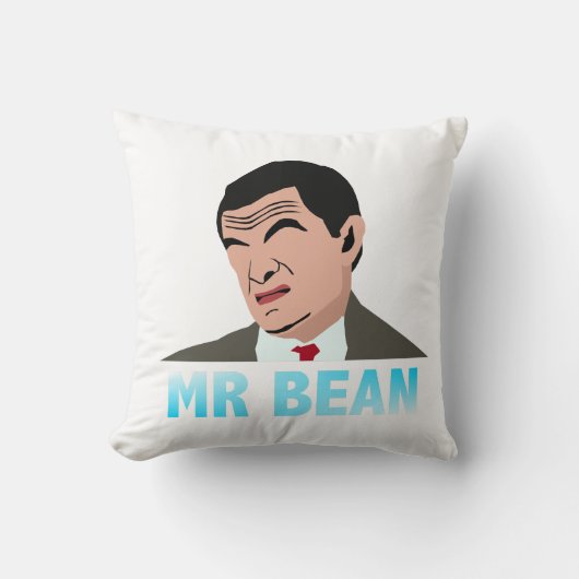 Mr Bean illustratie Kussen (Voorkant)
