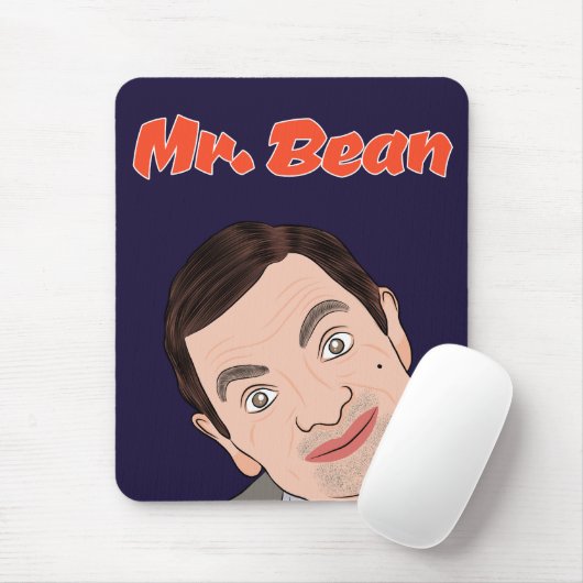 Mr. Bean (Rowan Atkinson) Fan Art Muismat (Met muis)